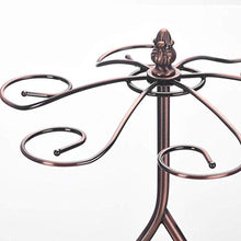 Wine Rack, Wine Rack stand Creative Glass Wine Freestanding Bancone metallo del vino del calice di vetro Scaffale con 6 ganci Rack WTZ012