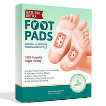 10Pcs Detox Foot Intonaci Foot Pads Rimozione di tossine per Il Corpo Naturale Cuscinetti per Il Sonno più Profondo