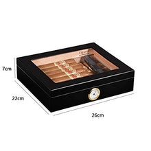 Scatola per Sigari Armadietto per Sigari Humidor per Sigari Scatola per Sigari Accessori per Sigari Legno di Cedro nella Configurazione del Processo di Verniciatura da Forno L'umidificatore può
