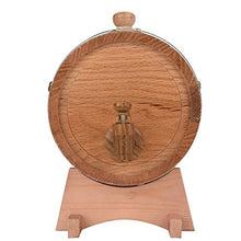 Rockyin Barilotto Vino, Vintage Legno di Quercia Legno barilotto di Vino for la Birra Whisky Rum Port 3L