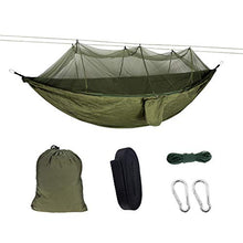 Zanzariera per amaca ultraleggera per viaggi e campeggio | 300 kg di capacità di carico, paracadute in nylon traspirante ad asciugatura rapida | 2 moschettoni premium X, 4 cinghie in nylon incluse