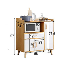 Huangwanru Credenza Credenza Free Standing Armadio Petto Camera Display Unit Ingresso Cabinet 3 cassetti 1 Porta Credenza Governo di immagazzinaggio Governo di immagazzinaggio