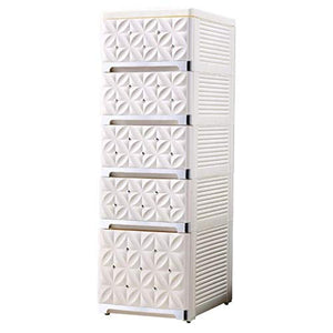 BUDBYU Armadio a Lato Stretto, Armadio con Cucitura in plastica Tipo cassetto Armadio da Bagno Armadio da Cucina Stretto ripiano per Risparmiare Spazio