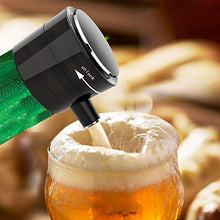 goneryisour Bottiglia di birra schiuma decanter schiuma creatore Bubbler ad ultrasuoni alimentato a batteria