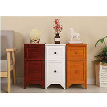 Simple Crevice Armadio di stoccaggio in legno massello piccolo cabinetto comodino ultra-stretto da letto camera da letto cabinet piccolo armadio piccolo armadio 40 * 20 * 53 cm ( Color : Red wine )