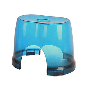 MGMDIAN Sgabello da Bagno Antiscivolo - Sgabello per Bambini Sgabello Basso Sgabello da Bagno in plastica - Sgabello da Bagno per Bambini Anziano Accessori da Bagno (Color : Blue)