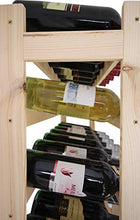 Lenmar R-63 - Scaffalatura in legno per 63 bottiglie di vino