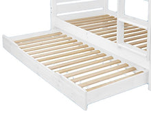 Erst-Holz Cassettone Letto Bianco per I Nostri Letti a Castello 80x190 in Pino 90.10-S17W