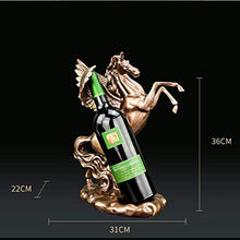 Byrhgood Vivere Pegasus Bottiglia di Vino Rack, Resina Prodotti, delle Famiglie Ornamenti Creativo Decorazioni di 36 × 31 × 22CM