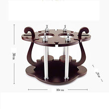 Wine Rack Wine Rack cremagliera della bottiglia di vino della mensola del supporto storage rack personalizzati Rack Living Rack supporto di vetro rosso 40 x 30 x 28 cm in grado di memorizzare 2 bottig