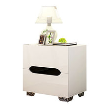 XiuHUa Moderno Minimalista Mini Camera da Letto Comodino Bianco Vernice Armadietto Comodino Armadietto Mobili da Camera da Letto