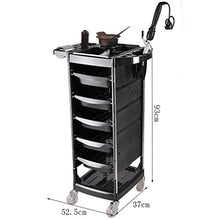 Jia He Carrello Carrello - Carrello per Parrucchiere Carrello per Parrucchiere Portautensili per Macchina per Parrucchiere Porta per ostriche Tinto in Forno Carrello portautensili Portatile a Quattro