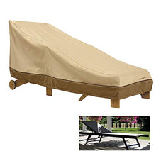 HUACHENG Protezione Contro Le intemperie Copertura per Sdraio Impermeabile per Esterni Mobili da Giardino Tettoia in Stoffa Oxford Patio Chaise Terrazza Portatile Solid-1