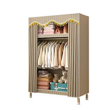 Jurass Armadio Metallico Doppio Effetto Tela - Armadio Combinato - Camera da Letto Armadio pensile (L 86 cm × L 45 cm × H 170 cm)