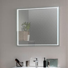 FACKELMANN - Set di mobili da bagno "Milano", 3 pezzi, sospesi con lavabo in ceramica, 80 cm e specchio da bagno a LED