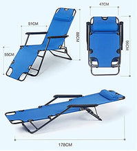 Lettini da sole Poltrone reclinabili, Lettino da sole reclinabile Sedie da spiaggia portatili Sedia da giardino pieghevole Sedia reclinabile Relax Indoor Outdoor Patio regolabile Prato Piscina Lettino