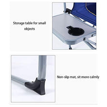 XER Sedia pieghevole da campeggio, pratica e portatile, leggera e resistente, con portariviste e portabicchieri, per piscina, patio, cortile, salone di bellezza, ufficio, rosso