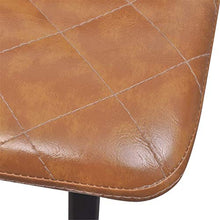Sedie da pranzo in pelle 4 pezzi marrone chiaro universale estensibile sedia per soggiorno camera da letto cucina