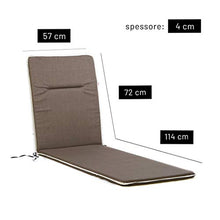 TECNOCUCI Materassino per Lettino Prendisole - Ideale Come Cuscino per Sdraio e Lettino - Diverse Colorazioni Disponibili - Made in Italy