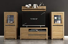 Homeface Ancona VB-01 - Set di 4 pareti per soggiorno, 4 pezzi, in rovere Grandson