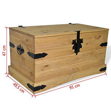 XINGLIEU Baule portaoggetti Marrone, Baule di archiviazione di Legno, Tavolo supplementare, 91 x 49,5 x 47 cm