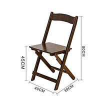 JCXOZ-Sedia Pieghevole Bamboo Pieghevole sedie ergonomiche Schienale for Patio Garden Home sedie in Legno Massiccio for Living Room o Camping