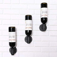 Appeso a parete in ferro Bottiglia singola retrò Portabottiglie di vino rosso Portabottiglie a testa in giù Portabottiglie per vino Decorazione per tavolo da bar Decorazione Armadietto per vino Port