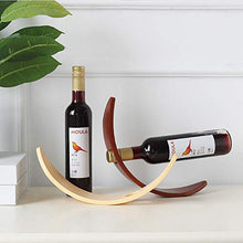 Buy and buy at Brandon Creative Wooden Semi-Circle Wine Rack Gravity Wine Rack Decoration Oblique Insert Restaurant Wine Cabinet Decoration Home Display StandDarkA