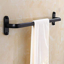 JKCKHA Northern Europe. A Parete Rack Rail da Bagno cremagliera Rack Appendiabiti Singolo Rack 59 Centimetri a Muro in Alluminio Forato Mount