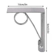 Raguso - Supporto per tovaglia in acciaio inox, clip per tovaglia da picnic