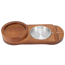 Posacenere per sigari, vassoio per sigari durevole, accessorio per sigari per sala sigari da ufficio a casa(Oval (with ashtray))
