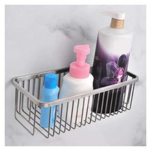 Mensola da bagno in acciaio inox doccia cestello da parete doccia rack shampoo rack di stoccaggio bagno vuoto rettangolare Rack di stoccaggio Bagno