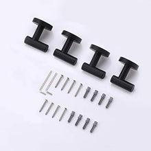 Umi. di Amazon Appendi Accappatoio Bagno Set Da 4 Ganci Asciugamani Accappatoi Bagno Cucina Montaggio Parete Senza Fori Acciaio Inossidabile 304 Nero Opaco, A2164DG-BK-P4