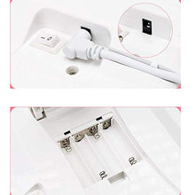 HEZHANG Specchio per il Trucco a Led Specchio per il Desktop Pieghevole Pieghevole Portatile Principessa Specchio Di Trucco Di Bellezza con Luce Di Riempimento Leero