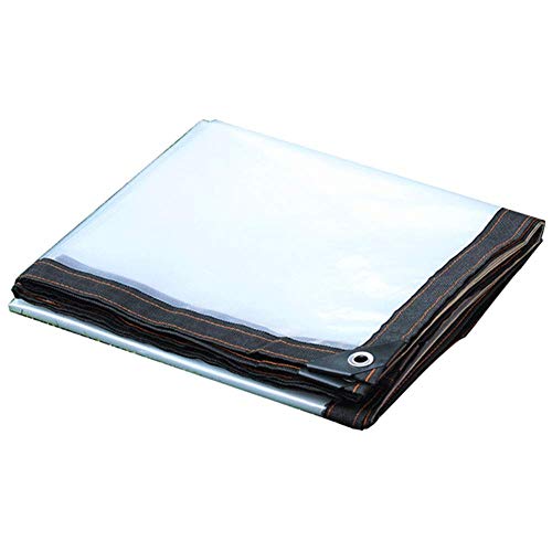 GJSN Telo Multiuso ， Telo da Esterno, Tettoia in Pellicola Foglio Di Plastica da Giardino Pe Antipioia Strumento per Isolamento Telo Antigelo,Chiaro,2X3M