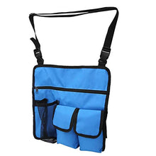Sacco portaoggetti per Sedia da Spiaggia Tessuto Oxford 600D per Sdraio da Piscina per Giardino Esterno Lettino Prendisole Sedia a Sdraio per sedie a Sdraio(Blue)
