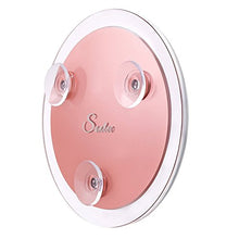 15X Specchio ingranditore (15cm rotondo) - con 3 ventose Utilizzare per un'applicazione di trucco precisa - Sopracciglia/Tweezing - Rimozione di punti neri - Specchio per il trucco da bagno/viaggio