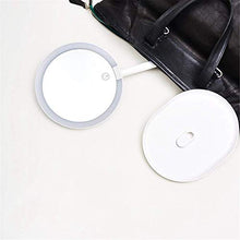 Specchio per Il Trucco Lampada da Tavolo d'Ingrandimento Ricaricabile USB con Luce per Specchio da Trucco LED Touch Dimmer 2 in 1 Specchio per Il Trucco da Viaggio Portatile