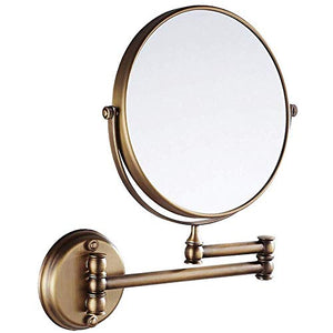 SYue Specchio per Il Trucco, Retro Specchio da 8 Pollici Pieghevole telescopico Specchio di Bellezza Specchio da Bagno a Parete specchi da Tavolo bifacciali