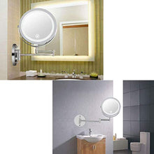 HGXC Specchio per Il Trucco Specchio cosmetico ingranditore 10X a 360 ° Specchio da Bagno Girevole allungabile su Due Lati per Bagno