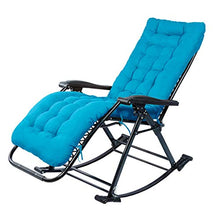 SHUAIIJUAN Sedia per il tempo libero domestico Outdoor Sedia a dondolo da giardino Sdraio reclinabili sedie pieghevoli Sdraio regolabile Rocker Zero-Gravity Sedile Beach Camping sedia di svago con l'a