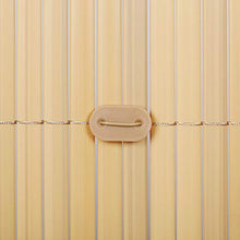 SONGMICS GPF096M Canniccio Frangivista in Plastica, Paravista per Recinzione di Giardino Terrazza Balcone, 2 Rotoli (0.9 x 3 m), Paravento con Costole Rinforzate, Beige, 0.9 x 6 m