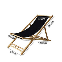 AHXF Legno Sdraio Regolabile,spiaggina Pieghevole reclinabile,Sedia reclinabile a gravità Zero,Sedia da Spiaggia,Sdraio da Giardino,Sedia a Sdraio reclinabile Relax,Max Portata 95 kg