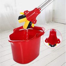 WAMSY Mop Mop per Uso Domestico/Colla PVA di Alta qualità Testa per Mop in Cotone/Quattro Lati Stringono Il Design dell'Acqua/Ingegneria Plastica ABS