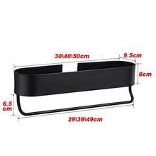 CENPEN - Mensola angolare per bagno, 30 – 50 cm, lunghezza 30 – 50 cm, per cucina e doccia, porta asciugamani, accessori da bagno