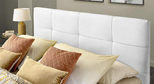 SARDAMATERASSI-Letto matrimoniale con box contenitore elegante e moderno in similpelle bianco comodo e pratico facile da pulire(materasso non incluso)
