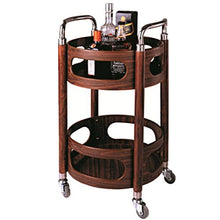 Jia He Carrello Carrello a cremagliera - Carrello rotondo del carrello del serbatoio del vino del carrello del vino dell'hotel del carretto del vino del carrello dello spuntino del vino rotondo Carrel