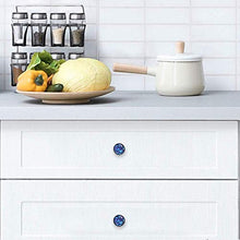 Cartone animato squali di mare modello blu Pomelli per Porta Set di 4 Pomelli per Mobili Manopole per Cassetti Cucina Armadio Vetro