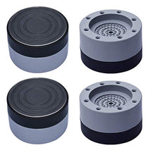 wanzhaofeng 4pcs Rilievo del Piede Antiurto in Gomma Lavatrice Mat Supplies Noise-Dampening Dryer Antiscivolo, 3,5 Centimetri
