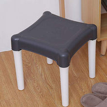 Juudoiie Sgabello semplice Steso Assemblable Sgabello basso Sgabello addensato Auto Sgabello per bambini Sgabello in plastica Baby Shower Sgabelli da bagno (Color : Gray, Dimensione : Medium)
